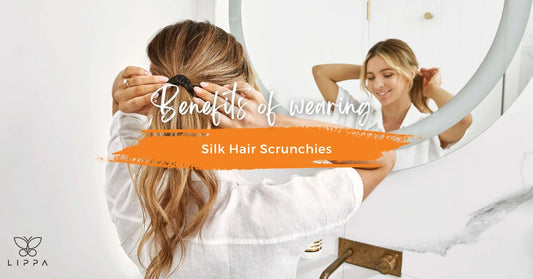 Benefits of wearing silk hair scrunchies for healthy hair