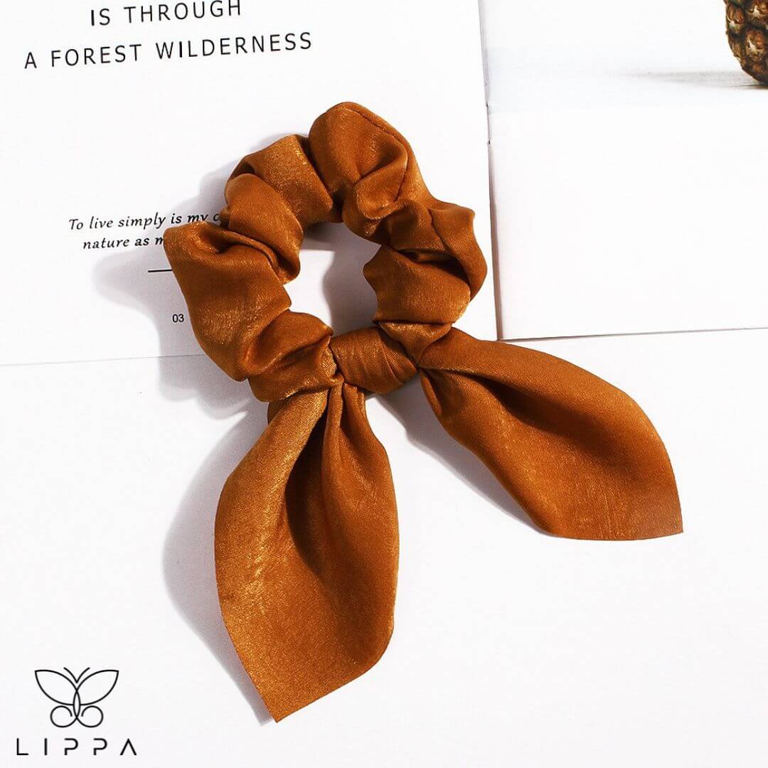 Hair Scrunchie - Orange