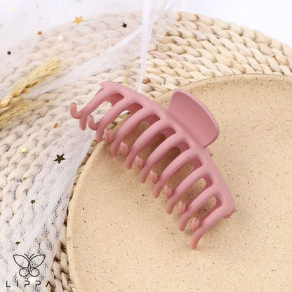 Acrylic Big Hair Claw Clips for Thick Hair Pink