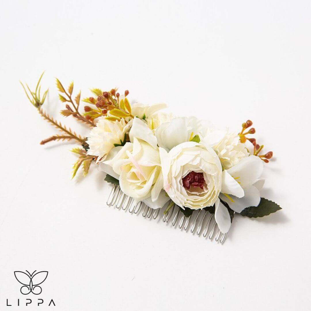 Handmade Hair Comb White