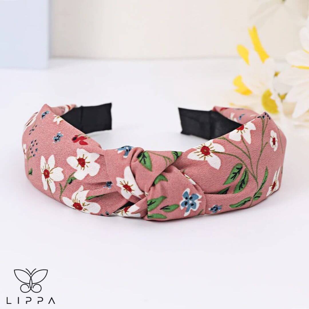 Handmade Headband Printed Floral Design Hair band Fabric for Short Medium Hair Style 10