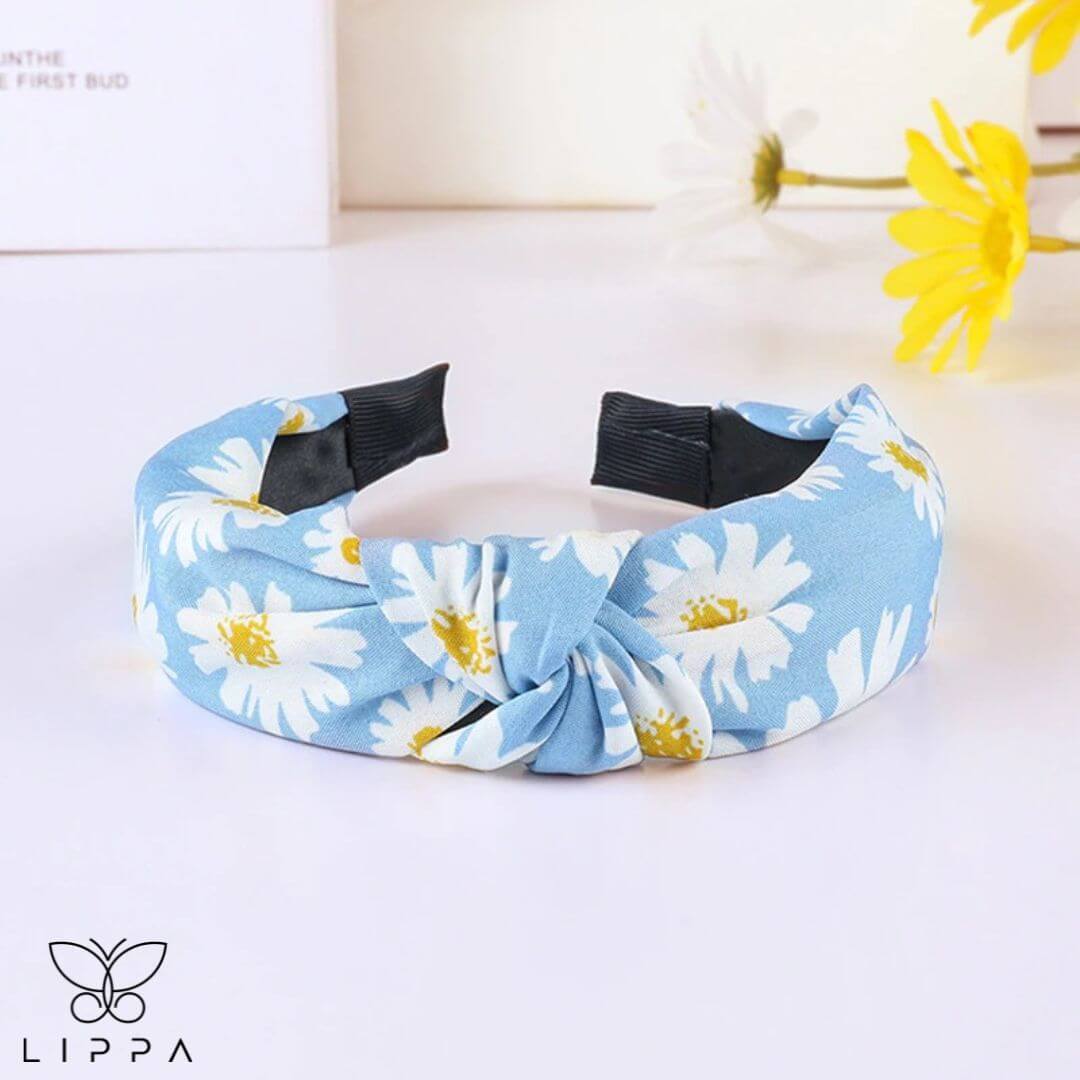 Handmade Headband Printed Floral Design Hair band Fabric for Short Medium Hair Style 11