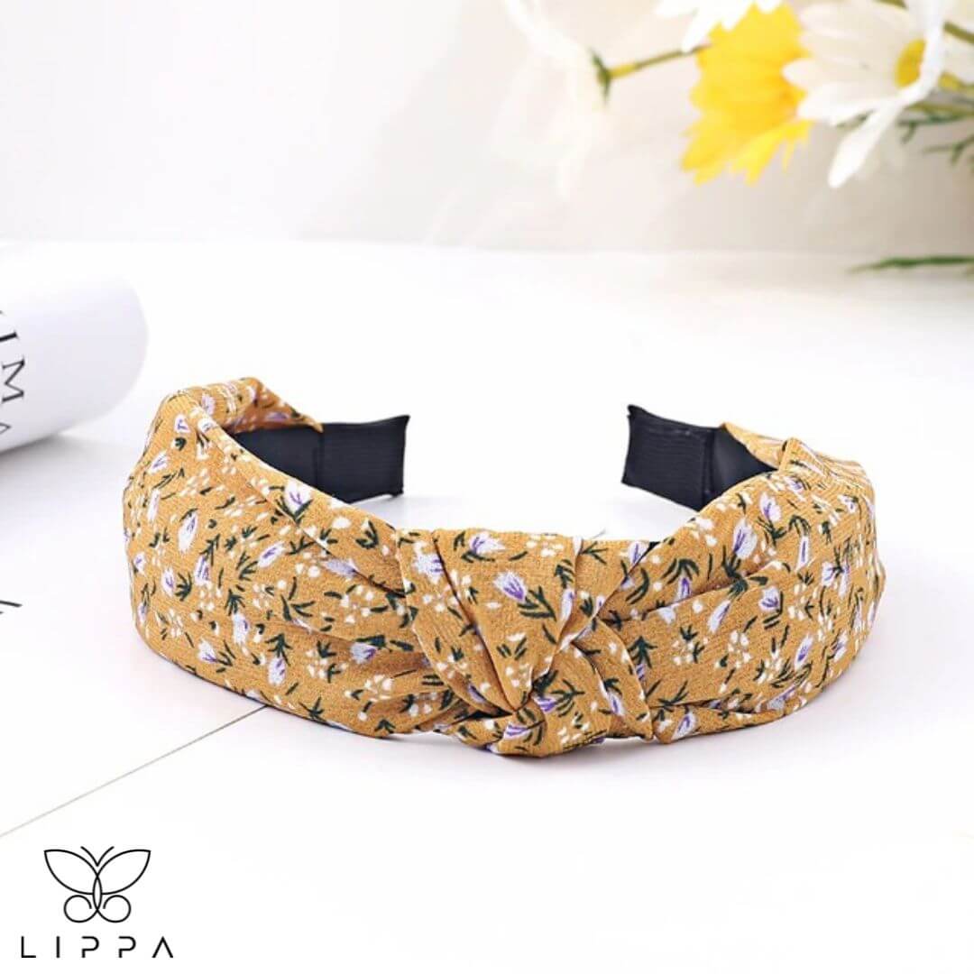 Handmade Headband Printed Floral Design Hair band Fabric for Short Medium Hair Style 13