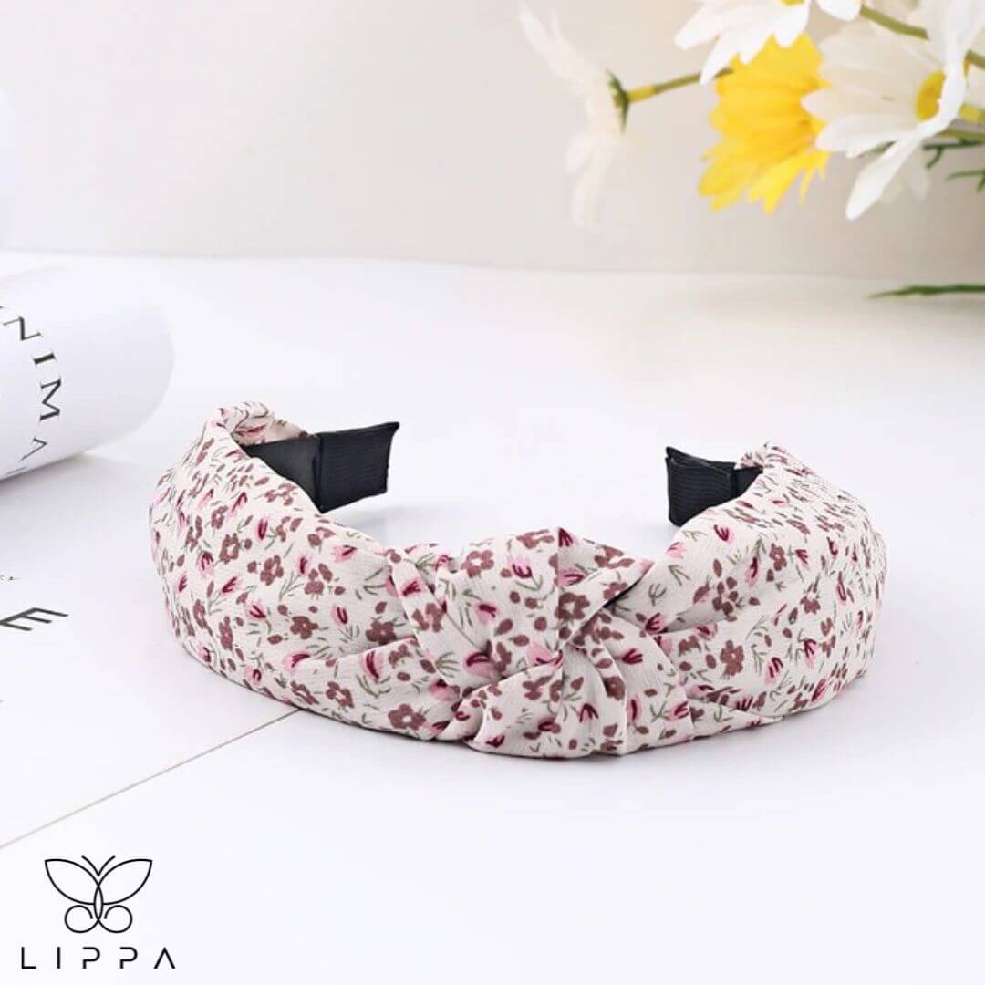 Handmade Headband Printed Floral Design Hair band Fabric for Short Medium Hair Style 14