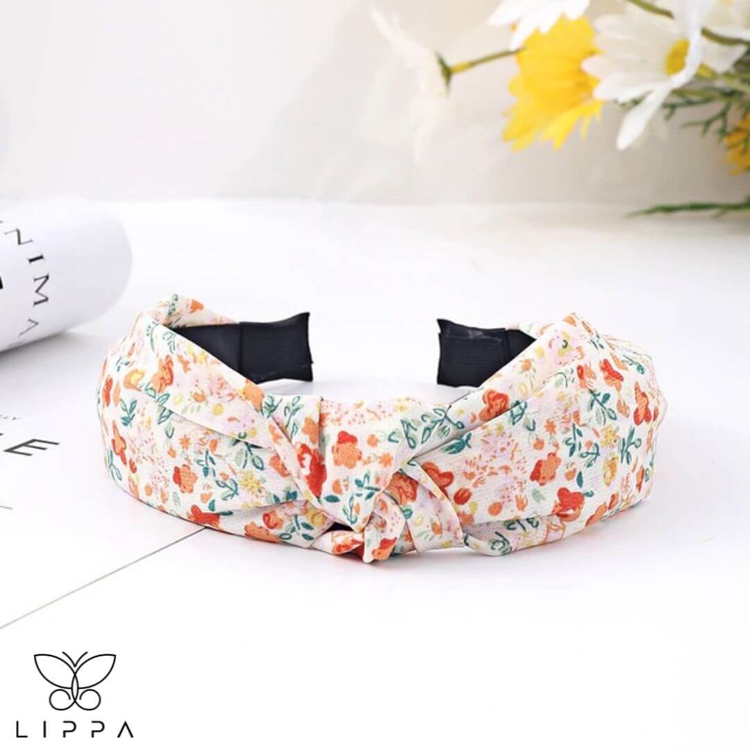 Handmade Headband Printed Floral Design Hair band Fabric for Short Medium Hair Style 16