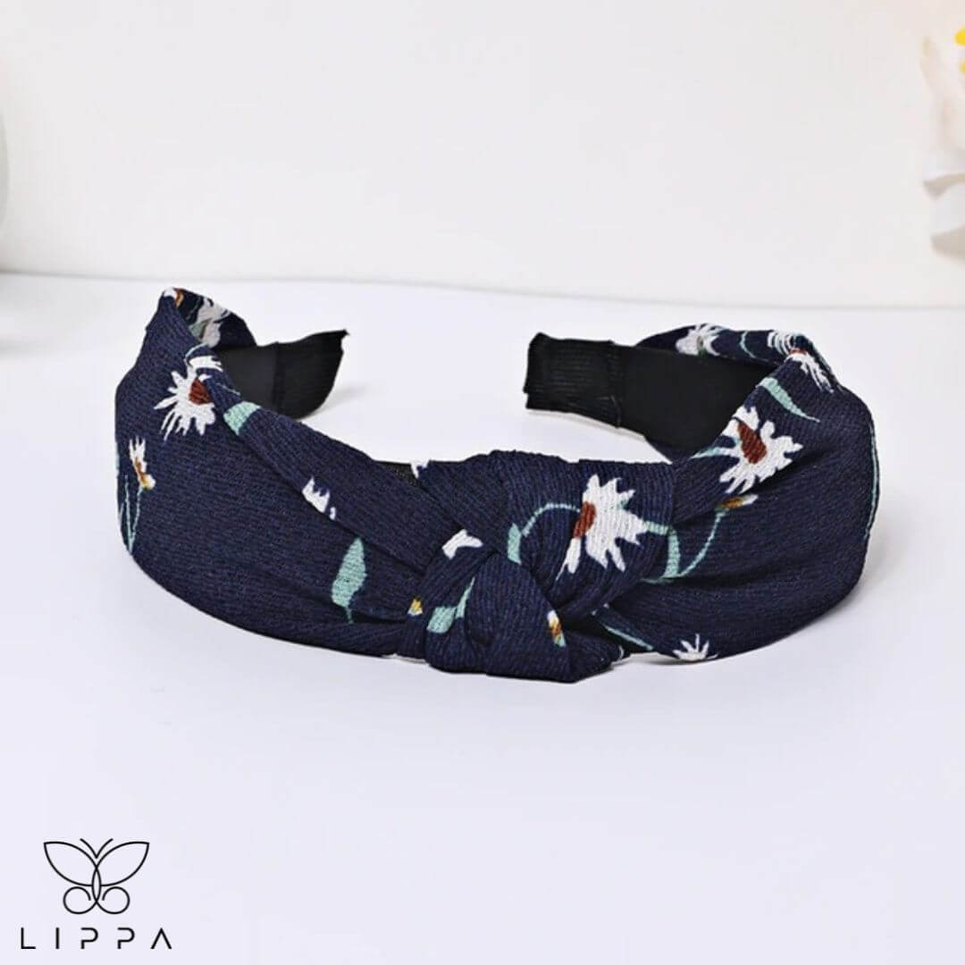 Handmade Headband Printed Floral Design Hair band Fabric for Short Medium Hair Style 5