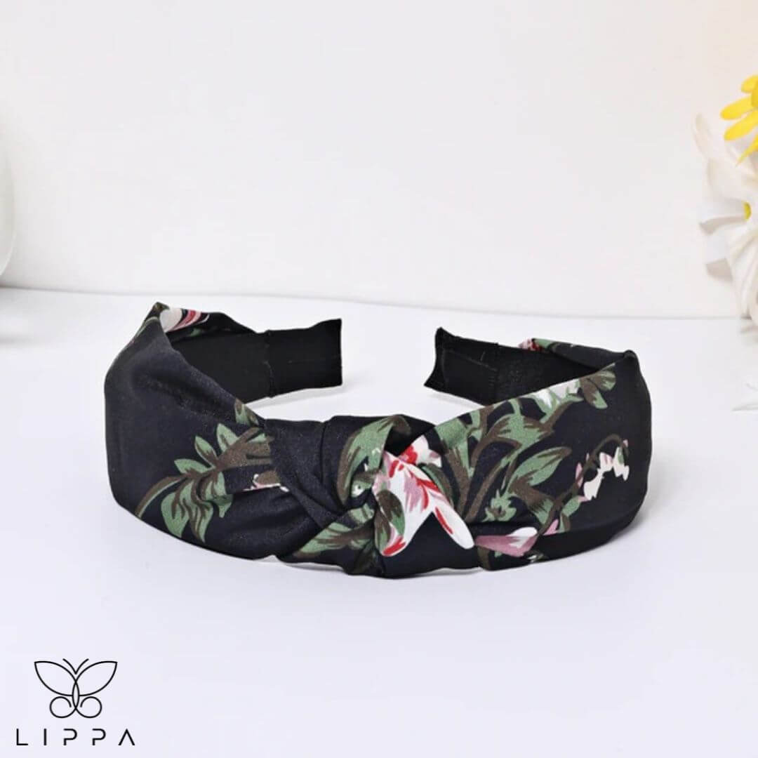 Handmade Headband Printed Floral Design Hair band Fabric for Short Medium Hair Style 6