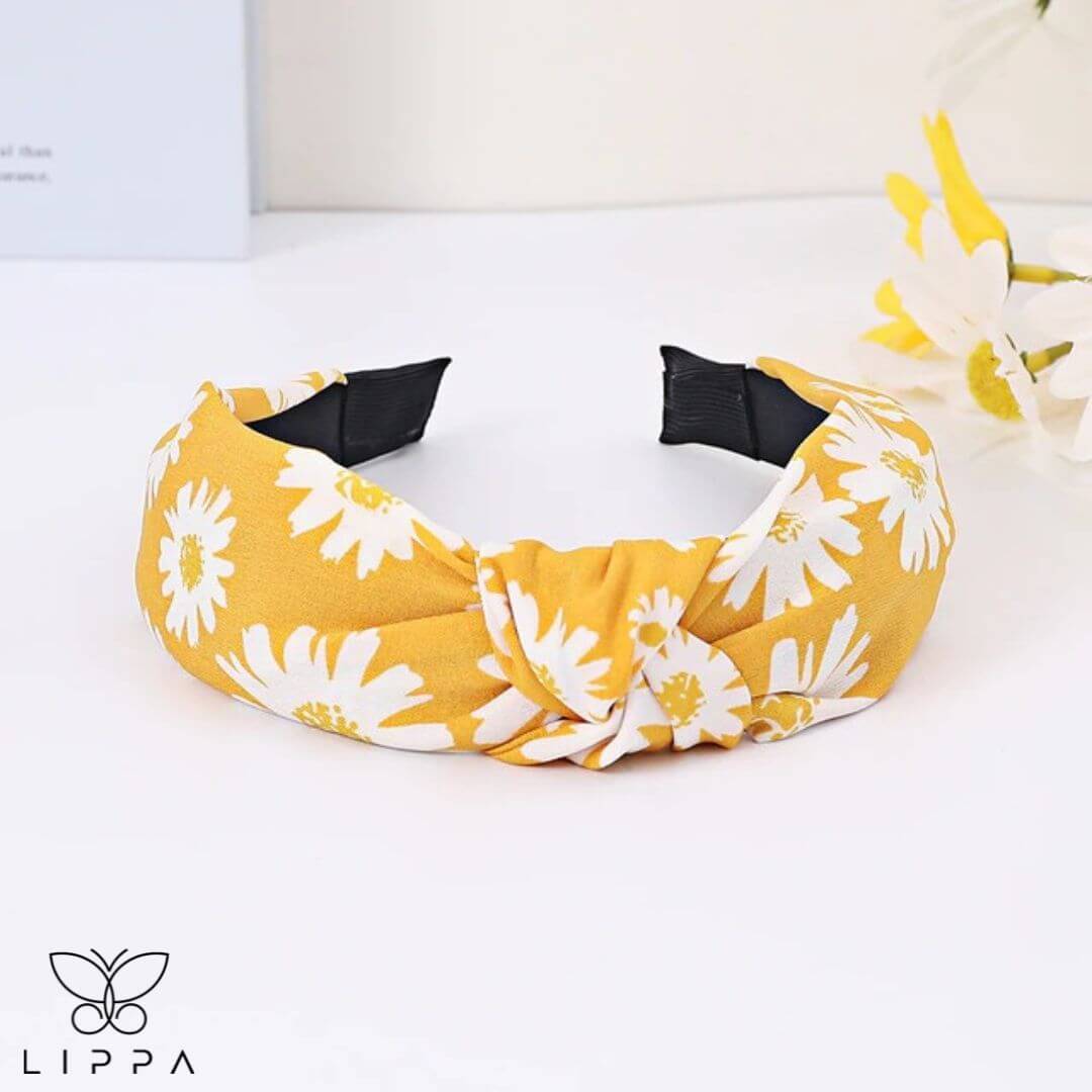 Handmade Headband Printed Floral Design Hair band Fabric for Short Medium Hair Style 8