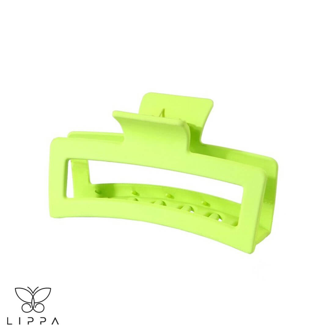 Large Hair Claw Clip for Thick Hair Fluorescent Green