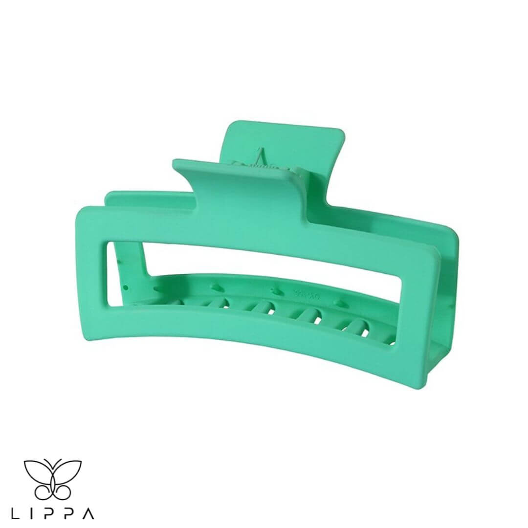 Large Hair Claw Clip for Thick Hair Green