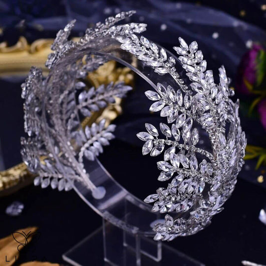 Princess Tiara - Baroque Crystal Headpiece for Regal Elegance