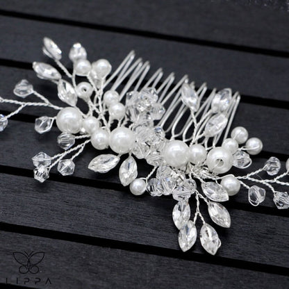 Silver Hair Comb