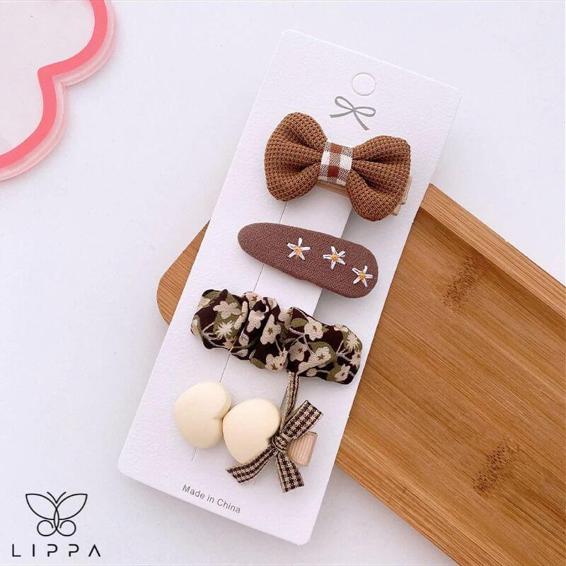 Coffee-colored Hairpin Set