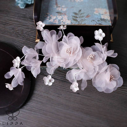 White Flower Bridal Headwear