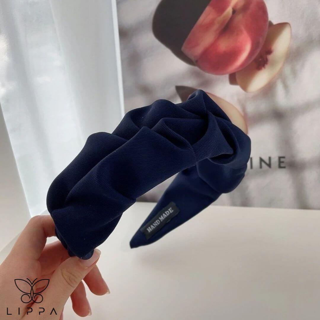 Handmade Headband Hair Hoop Design - Blue
