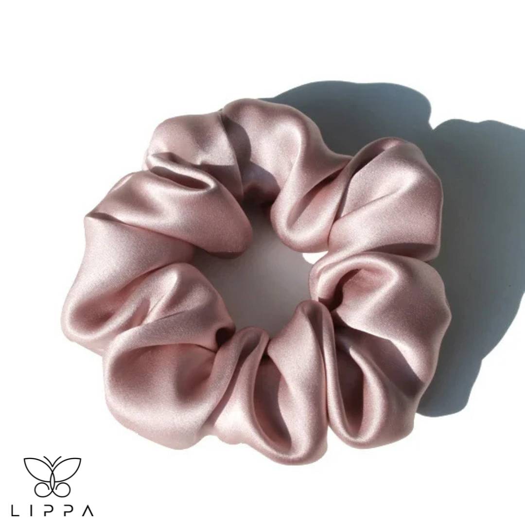 Pure Mulberry Silk Large Scrunchies for Thick Hair