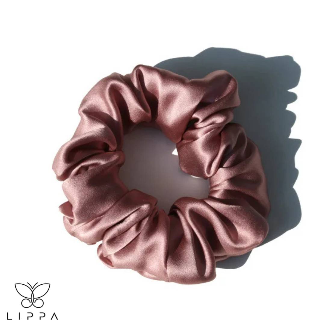 Pure Mulberry Silk Large Scrunchies for Thick Hair