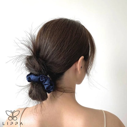 Luxury Silk Hair Scrunchies for Shiny Hair