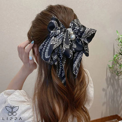 Large Ribbon Bow Hair Pin for Cute Hairstyle