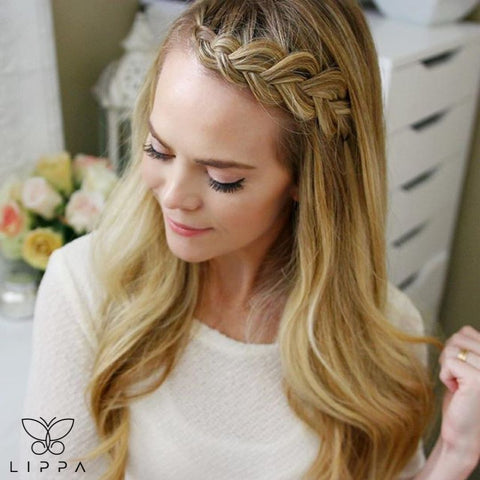 Crown with mini hair clips