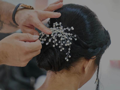 Lippa Exclusive bridal hair accessories collection for brides, bridesmaids